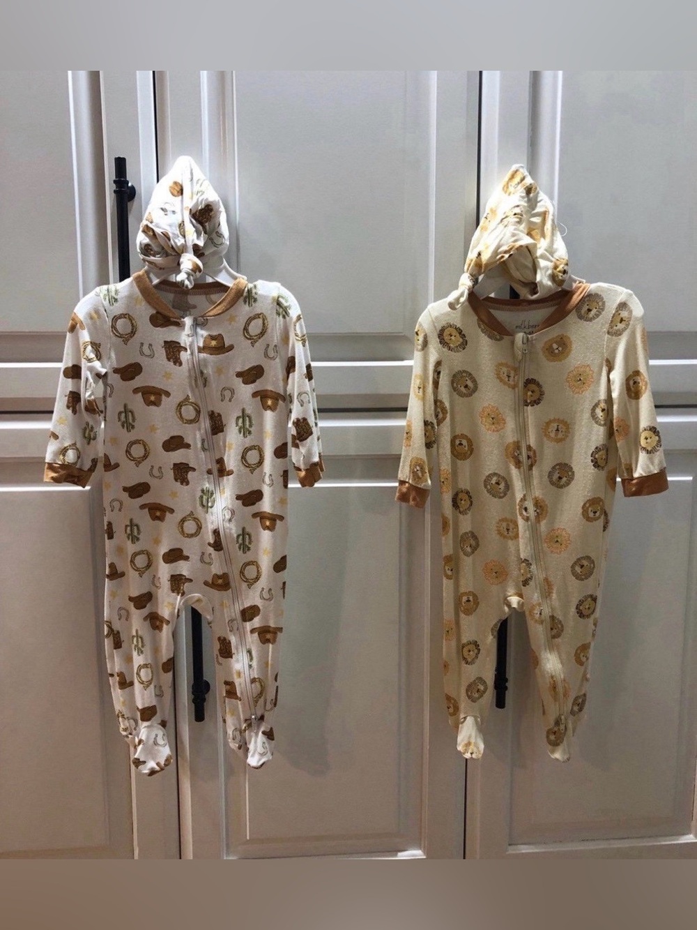 Milkberry baby boy sleeper pajamas bundle